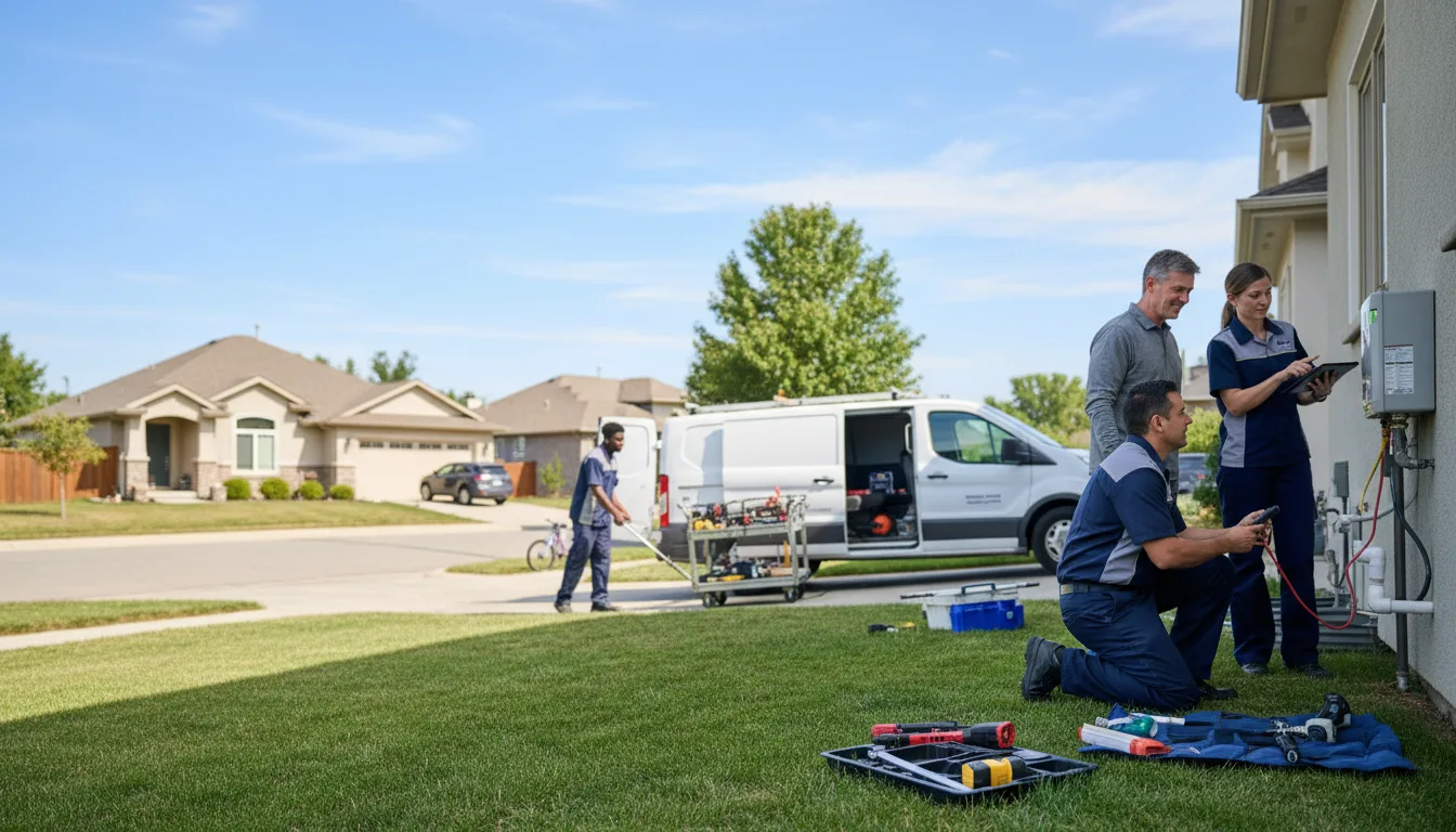Tankless water heater service in Queen, PA